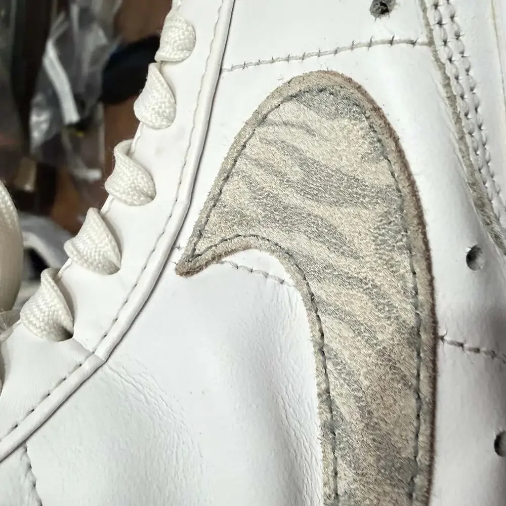 Nike Blazer Mid White Sail Suede Swoosh Men’s Size 8 DH9633-101